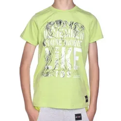 BEZLIT Kinder Jungen T-Shirt Bluse-n Kurz-Arm Shirts Print-Motiv 30066 Hellgrün 140/146