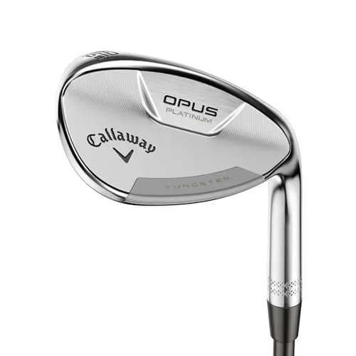 Callaway Golf Opus Platinum Wedge (60 Grad (rechte Hand), S-Grind, 10 x Sprungkraft, Stahlschaft, Chrom)