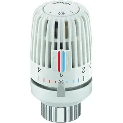IMI Heimeier Thermostatkopf VK mit Klemmverbindung - Praktischer Thermostatkopf von HEIMEIER für Ventilheizkörper. Mit integriertem Fühler und frostgeschützter Nullstellung für effiziente Temperaturregelung zwischen 6 und 28 Grad.