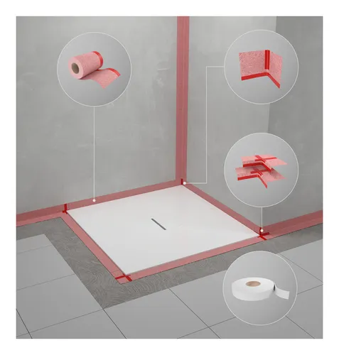 Villeroy & Boch Dichtsystem Sopro für Duschwannen 94091100 von Villeroy & Boch