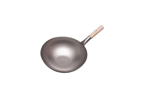 MONOLITH Wok Grillwok aus Weissstahl für Classic & LeCHEF - Kugelgrills Zubehör für vielfältige Wok-Gerichte. Der robuste Wok aus Weissstahl mit Bambusgriff ermöglicht gesundes Pfannenrühren und bringt das typische Wok-Aroma in Ihre Küche.