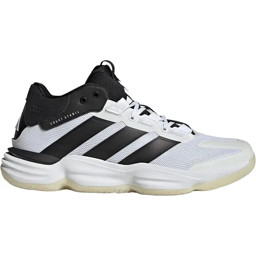 Adidas Courtstabil - Weißer Basketballschuh für Hallen - Der Adidas Courtstabil bietet dir optimalen Halt und Komfort. Mit atmungsaktivem Mesh-Obermaterial und einer stabilisierenden Zwischensohle ist er der ideale Begleiter für dein Spiel auf dem Court.