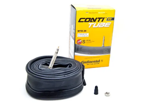 Continental MTB 26 Zoll Mountainbike Fahrrad-Schlauch, AV / DV / SV / SV 60 mm
