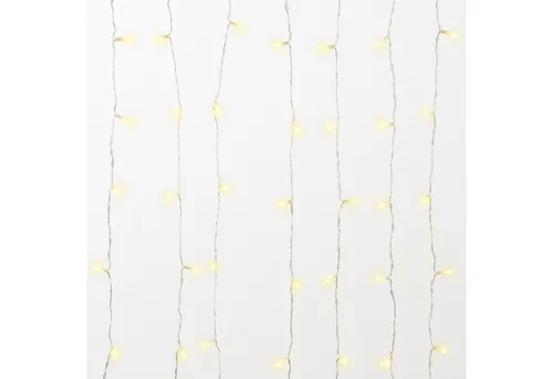 Gartenpirat LED-Vorhang 3x3m mit 300 LED - Lichtervorhang für Innen & Außen, 300 warmweiße LEDs mit Fernbedienung und 8 Programmen - ideal für stimmungsvolle Weihnachtsdekoration.