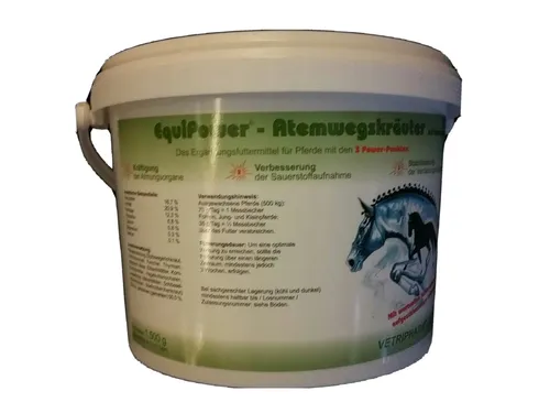 EquiPower Atemwegskräuter 1500 g Atmung Bronchien Atemwege Pferd
