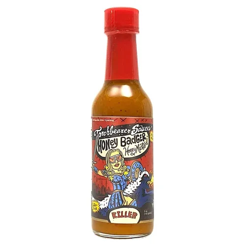 Produktbild Torchbearer Sauces Honey Badger (Killer) Honey Mustard 142ml scharfe Sauce | USA