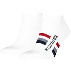 Tommy Hilfiger 2P Men Tab Sneaker Socks Weiß Gr 43/46 Herren