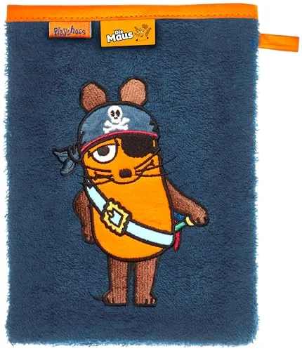 Kinder Baby Frottee-Waschhandschuh, Waschlappen DIE MAUS von PLAYSHOES