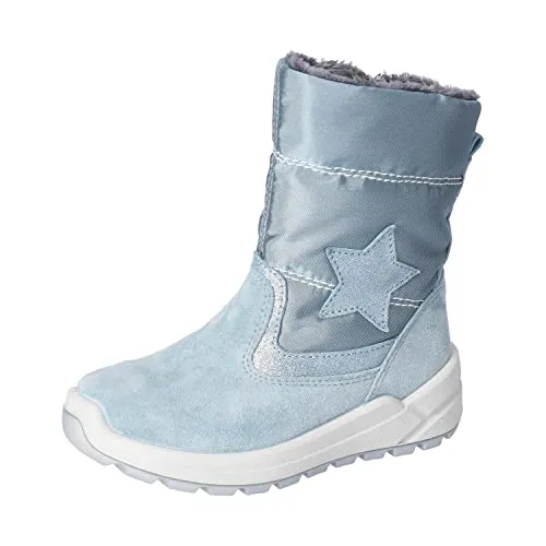 RICOSTA Mädchen Winterstiefel ELSA,Kinder Boots,WMS:Mittel,lose Einlage,Sympatex,gefüttert,wasserdicht,Winterboots,warm,Arctic (130),32 EU