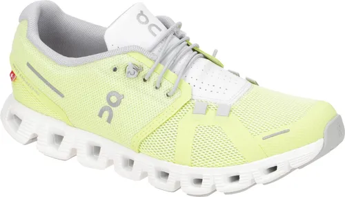 ON RUNNING CLOUD 5 Schnürschuh - Halbschuhe für Damen, atmungsaktives Mesh-Obermaterial aus 100% recyceltem Polyester, extra leicht und flexibel dank CLOUDTEC-Technologie.