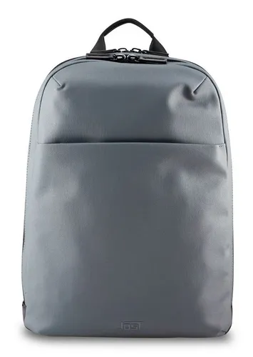 Jost Rucksack Borgholm blau|grau - Stylischer Rucksack für Laptop und Tablet, mit zweiwege-Reißverschluss und seitlichem Herausfallschutz. Ideal für Schule oder Büro, 26 l Volumen.
