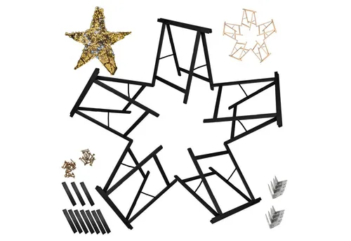 Sägebock Holzbock Klappbock - Stabiler Tapezier- und Montagebock, platzsparend und ideal für DIY Projekte und Weihnachtsdekoration