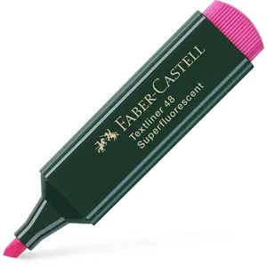 Faber-Castell Textmarker 48 Refill, Strichbreite 1 - 5mm, pink