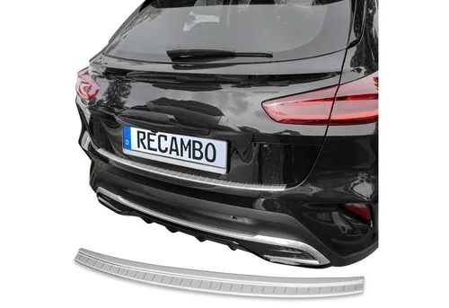 RECAMBO Ladekantenschutz für Kia XCeed - Abdeckblenden aus hochwertigem V2A Edelstahl, schützen den Lack beim Be- und Entladen und verleihen eine exklusive Optik mit perfekter 3D-Passform.