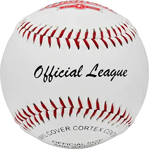 Midwest Offizieller Liga-Baseballball, Weiß, Einheitsgröße
