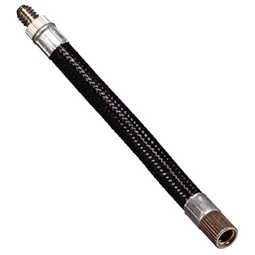 BEST SPORTING Adapter Luftpumpe I geeignet für Bälle und Fahrradventile I robuster Adapter für 5mm Gewinde I Flexibler Pumpenschlauch I Schlauch für Luftpumpe I Länge: 9 cm