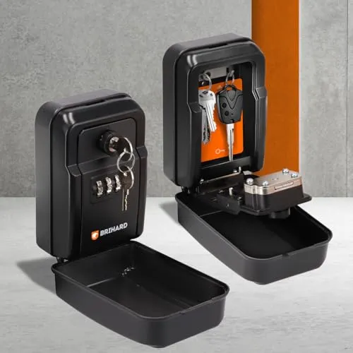 Brihard All Season XL Notfall-Schlüsseltresor mit Zahlencode