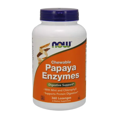 NOW Foods Nahrungsergänzungsmittel Papaya Enzymes, BI4120