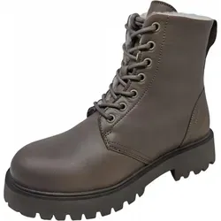 Apple of Eden Damen Schnürstiefel in Beige, Größe 40 - Wanderschuhe mit warmem Wollfutter, ideal für kalte Tage – bequem und stilvoll in chashmere taupe.