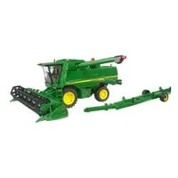 bruder Mähdrescher John Deere T670i - detailgetreues Modell mit öffnbarer Kabinentür und zahlreichen Spielfunktionen, ideal für kleine Landwirte ab 4 Jahren