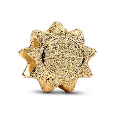 PANDORA Moments Strukturierte Sonne Mini-Charm in gold von Pandora