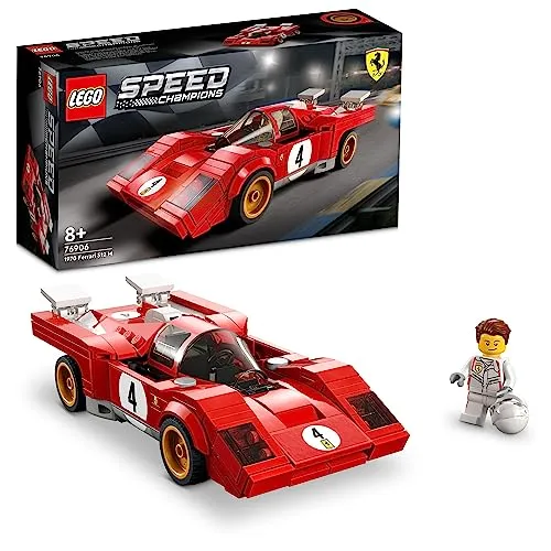 LEGO Speed Champions 1970 Ferrari 512 M Bausatz – Rennwagen für Kinder