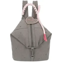 Fritzi aus Preussen Damen Fritzi Marit Mini Wiesn Jack Pepper Backpack - Damen-Rucksackhandtaschen, kleiner veganer Rucksack im City-Format mit dekorativen Sternchen-Nieten und abnehmbarem Lebkuchenherz-Anhänger für individuellen Style.