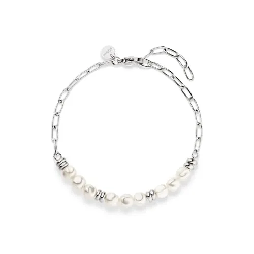 s.Oliver Armband - Elegantes Edelstahlarmband - verstellbar bis 21 cm - wasserfest und hautfreundlich - Hochwertiges s.Oliver Armband aus poliertem Edelstahl, Größe: 210 mm, mit Karabinerverschluss. Modernes Design und nachhaltige Verpackung machen es zur idealen Geschenkidee.