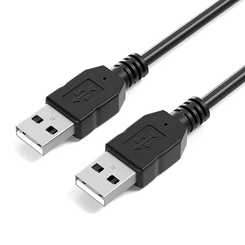 Produktbild JAMEGA – 1m USB 2.0 Kabel – A-Stecker auf A-Stecker Highspeed Datenkabel