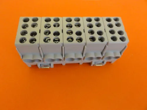 Hager KH25C Abzweigklemme 5P - Sonstige Elektroinstallationsartikel, fingersicher mit Nennstrom von 80A, ideal für sichere Hauptleitungsabzweigungen.