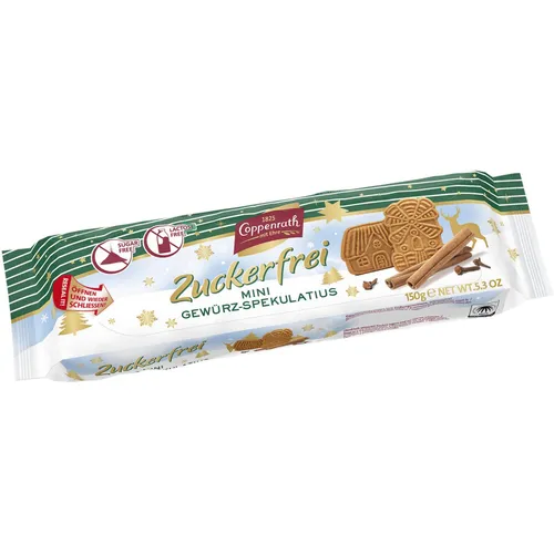 Coppenrath Mini Gewürz Spekulatius 150g – Zucker- und laktosefrei