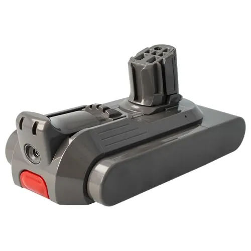 vhbw Akku kompatibel mit Dyson V12 Detect Slim Fluffy, Slim Absolute, Detect Slim Total Clean Staubsauger Grau (2500 mAh, 25,2 V, Li-Ion)