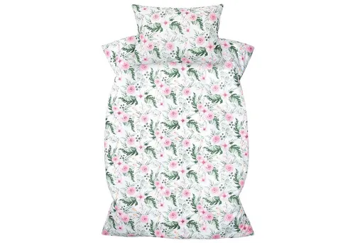 Amilian Bettwäsche 2-teilig, Bettbezug 100 x 135 cm, Kopfkissenbezug 40 x 60 cm, 2 teilig, 100% Baumwolle