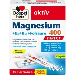 Doppelherz Magnesium + B Vitamine Direct 40 ST