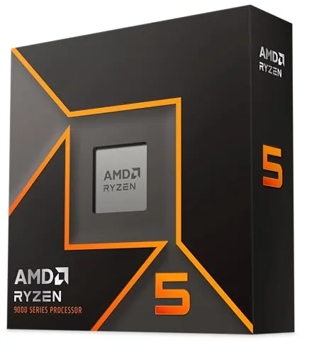AMD Ryzen 5 9600X Prozessor - 6 Kerne, 12 Threads, 3.90-5.40GHz, hohe Leistung für Gaming und Multitasking
