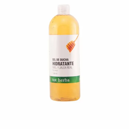 Tot Herba Gel de Ducha Hidratante Miel Y Jalea - 1000 ml - Duschgel mit feuchtigkeitsspendender Wirkung, angereichert mit Honig und Gelee, ideal für eine sanfte Reinigung und Pflege Ihrer Haut.