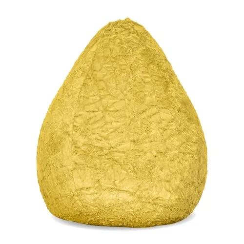 Lumaland Sitzsack Luxury Fluffy Gaming – Waschbar und Bequem