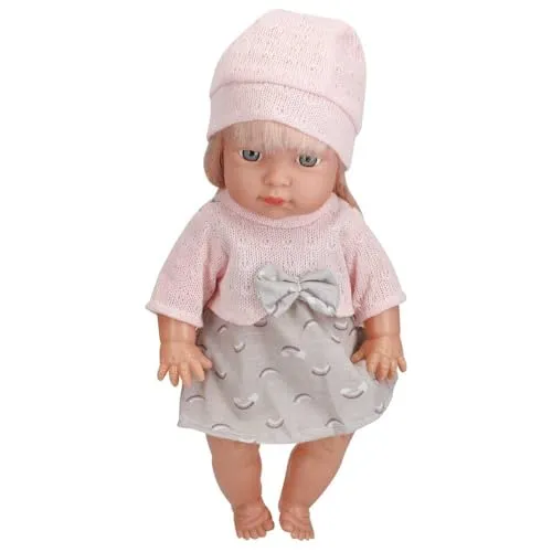 ColorBaby Babypuppen für Mädchen, beweglich, 30 cm, Geräusche, interaktive Puppe, zum Frisieren, Spielzeug für Kinder ab 18 Monaten, Kinder (47848)