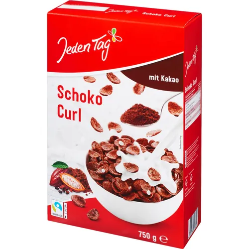 Jeden Tag Schoko Curl 750g