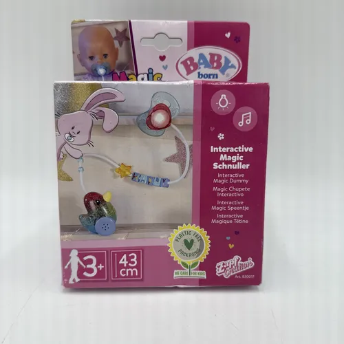 BABY born Interactive Magic Schnuller - Puppenzubehör für die BABY born Serie, fördert das kreative Spiel von Kindergartenkindern ab 36 Monaten.