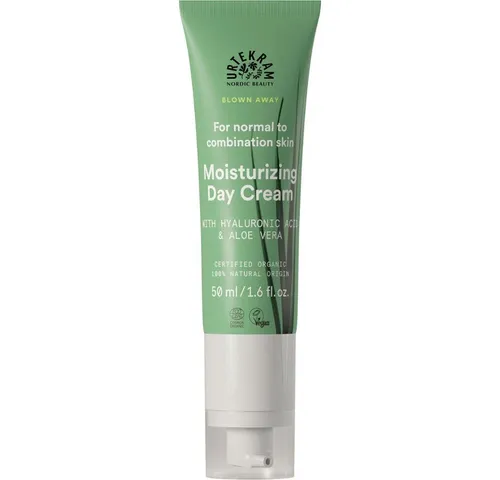 Urtekram Nordic Beauty Moisturizing Day Cream 50ml - Tagespflege für Mischhaut mit 100% natürlichen Inhaltsstoffen und Hyaluronsäure für intensive Feuchtigkeit, vegan und aus Dänemark.