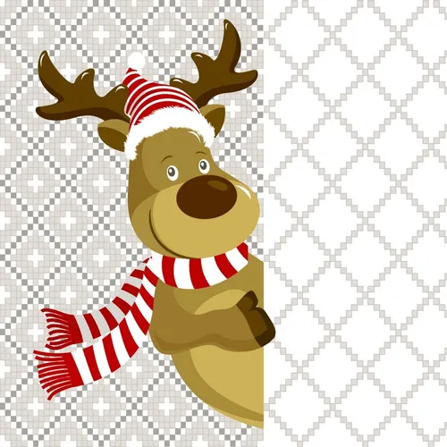 Servietten Reindeer Fun - Spaßiges Rentier 33x33cm 20