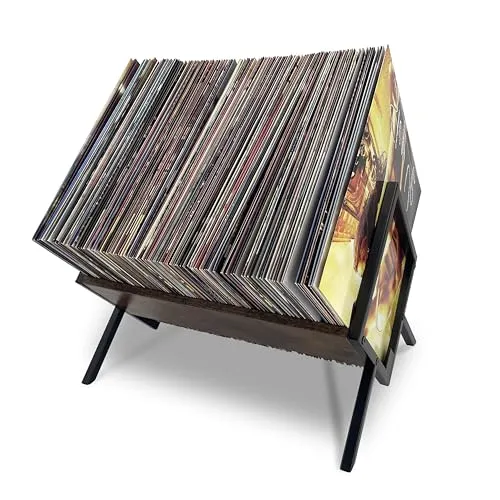 REGAL DISPLAY schallplatten aufbewahrung 12 inches 70 Vinyl schallplatten, Buch und Vinyl Platte Album Lagerung, schallplattenständer