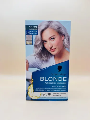 Produktbild Schwarzkopf Blonde Aufhellende Haarfarbe 10.29 Platinblond *NEU*