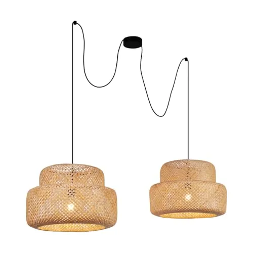 Qazqa Pendelleuchte Kea, E27, Japandi Design von QAZQA