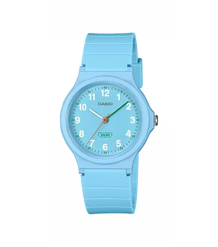 CASIO Chronograph Casio LQ-24B-2BEF blau - Damenuhr mit Kunststoffgehäuse, wasserfest und ideal für den täglichen Gebrauch.