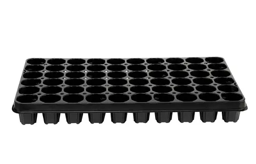 BigDean Anzuchttablett Anzuchtplatte Pro 60 Pflanzlöcher Ø 4,7 cm (Packung, 1 St., Anzuchtplatte), Anzuchtplatte, Pflanzenzucht, Hydroponik