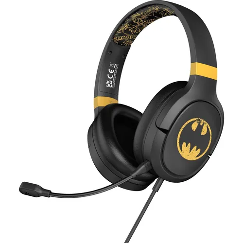 OTL Technologies Batman Pro G1 Gaming Headphones - Ohrumschließende Gaming-Kopfhörer mit Boom-Mikrofon, ideal für immersive Spielerlebnisse und klaren Sound.