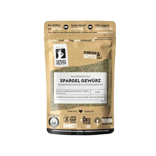 Bremer Gewürzhandel Spargel Gewürz, für weißen und grünen Spargel, ohne Geschmacksverstärker, 50g