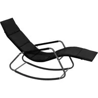 Siena Garden Relax Liege schwarz von SIENA GARDEN